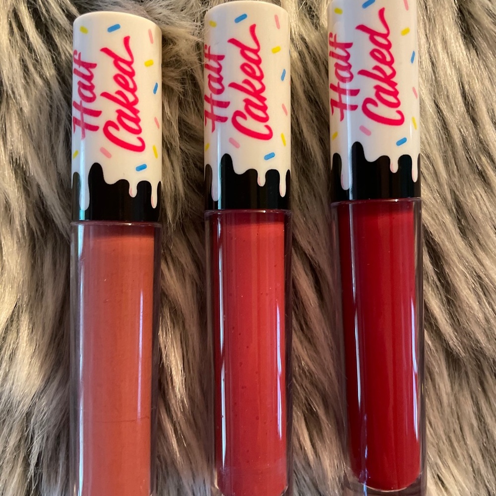 Set of 3 Half Caked (vegan approved) lip fondants